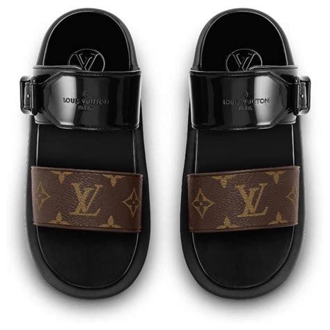 louis vuitton sunbath flat mule price|Louis Vuitton flat heels.